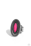 Paparazzi "Desert Declaration" Pink Ring Paparazzi Jewelry