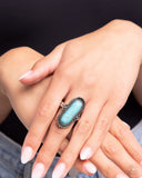 Paparazzi "Desert Island" Blue Ring Paparazzi Jewelry