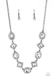 Paparazzi "Diamond of the Season" Black Necklace & Earring Set Paparazzi Jewelry