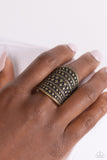 Paparazzi "Diamondback Bravado" Brass Ring Paparazzi Jewelry