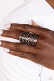 Paparazzi "Diamondback Bravado" Copper Ring Paparazzi Jewelry
