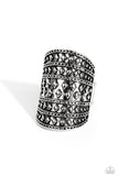 Paparazzi "Diamondback Bravado" Silver Ring Paparazzi Jewelry