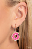 Paparazzi "Donut Delivery" Pink Post Earrings Paparazzi Jewelry