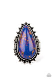 Paparazzi "Down-to-Earth Essence" Purple Ring Paparazzi Jewelry