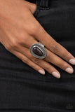 Paparazzi "Downtown Desertscape" Black Ring Paparazzi Jewelry