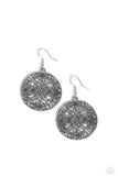 Paparazzi "Dubai Decor" Silver Earrings Paparazzi Jewelry