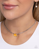 Paparazzi "Dynamic Delicacy" Yellow Necklace & Earring Set Paparazzi Jewelry