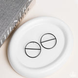 Paparazzi "Dynamic Diameter" Black Post Earrings Paparazzi Jewelry