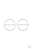 Paparazzi "Dynamic Diameter" Silver Post Earrings Paparazzi Jewelry