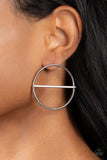 Paparazzi "Dynamic Diameter" Silver Post Earrings Paparazzi Jewelry