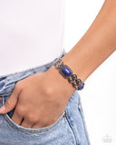 Paparazzi "Earthy Ease" Purple Bracelet Paparazzi Jewelry