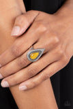Paparazzi "Earthy Glow" Yellow Ring Paparazzi Jewelry