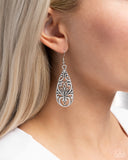 Paparazzi "Eastern Elements" Silver Earrings Paparazzi Jewelry