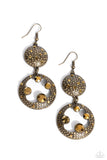 Paparazzi "Eastern Entrada" Brass Earrings Paparazzi Jewelry
