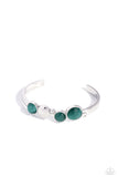 Paparazzi "Elegant Escapade" Green Bracelet Paparazzi Jewelry