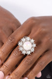 Paparazzi "Elite Enchantment" White Ring Paparazzi Jewelry