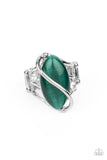Paparazzi "Enlightened Elegance" Green Ring Paparazzi Jewelry