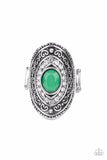 Paparazzi "Entrancing Enchantment" Green Ring Paparazzi Jewelry