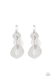 Paparazzi "Enveloped In Edge" Silver Post Earrings Paparazzi Jewelry