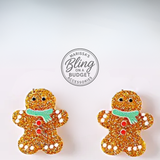 "The Icing On Top" Brown Post Earrings Paparazzi Jewelry