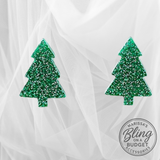 "Pining for Christmas" Green Post Earrings Paparazzi Jewelry