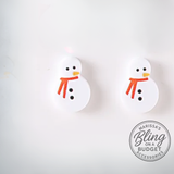 "Wobbly And Wonderful" White Post Earrings Paparazzi Jewelry