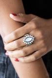 Paparazzi "Everlasting Eden" White Ring Paparazzi Jewelry