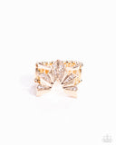 Paparazzi "Extra Empirical" Gold Ring Paparazzi Jewelry