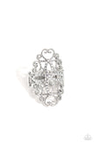 Paparazzi "Fabulous Filigree" White Ring Paparazzi Jewelry