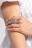 Paparazzi "Fabulous Filigree" White Ring Paparazzi Jewelry