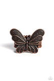 Paparazzi "Fairy Wings" Copper Ring Paparazzi Jewelry