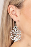 Paparazzi "Festive Foliage" Silver Earrings Paparazzi Jewelry