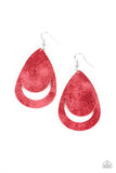 Paparazzi "Fiery Firework" Red Earrings Paparazzi Jewelry