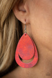 Paparazzi "Fiery Firework" Red Earrings Paparazzi Jewelry