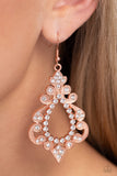 Paparazzi "Fit For A Diva" Copper Earrings Paparazzi Jewelry