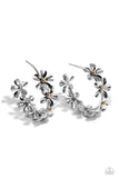 Paparazzi "Floral Flamenco" Silver Post Earrings Paparazzi Jewelry