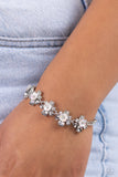 Paparazzi "Floral Frenzy" Silver Bracelet Paparazzi Jewelry