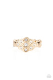 Paparazzi "Floral Frou Frou" Gold Ring Paparazzi Jewelry