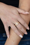 Paparazzi "Floral Frou Frou" Gold Ring Paparazzi Jewelry