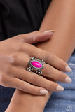 Paparazzi "Flower SWIRL" Pink Ring Paparazzi Jewelry