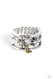 Paparazzi "Fly Me To The Stars" Orange Ring Paparazzi Jewelry