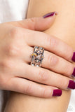 Paparazzi "Fly Me To The Stars" Orange Ring Paparazzi Jewelry
