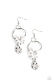 Paparazzi "Fossil Flair" White Earrings Paparazzi Jewelry