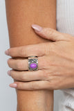 Paparazzi "Free-Spirited Fields" Purple Ring Paparazzi Jewelry