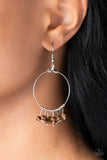 Paparazzi "Free Your Soul" Brown Earrings Paparazzi Jewelry
