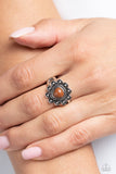 Paparazzi "Fruity Frou Frou" Brown Ring Paparazzi Jewelry