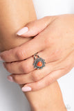 Paparazzi "Fruity Frou Frou" Orange Ring Paparazzi Jewelry