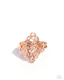 Paparazzi "Full-Fledged Filigree" Copper Ring Paparazzi Jewelry