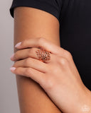 Paparazzi "Full-Fledged Filigree" Copper Ring Paparazzi Jewelry