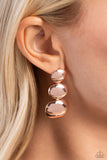 Paparazzi "Futuristic Fantasy" Rose Gold Post Earrings Paparazzi Jewelry